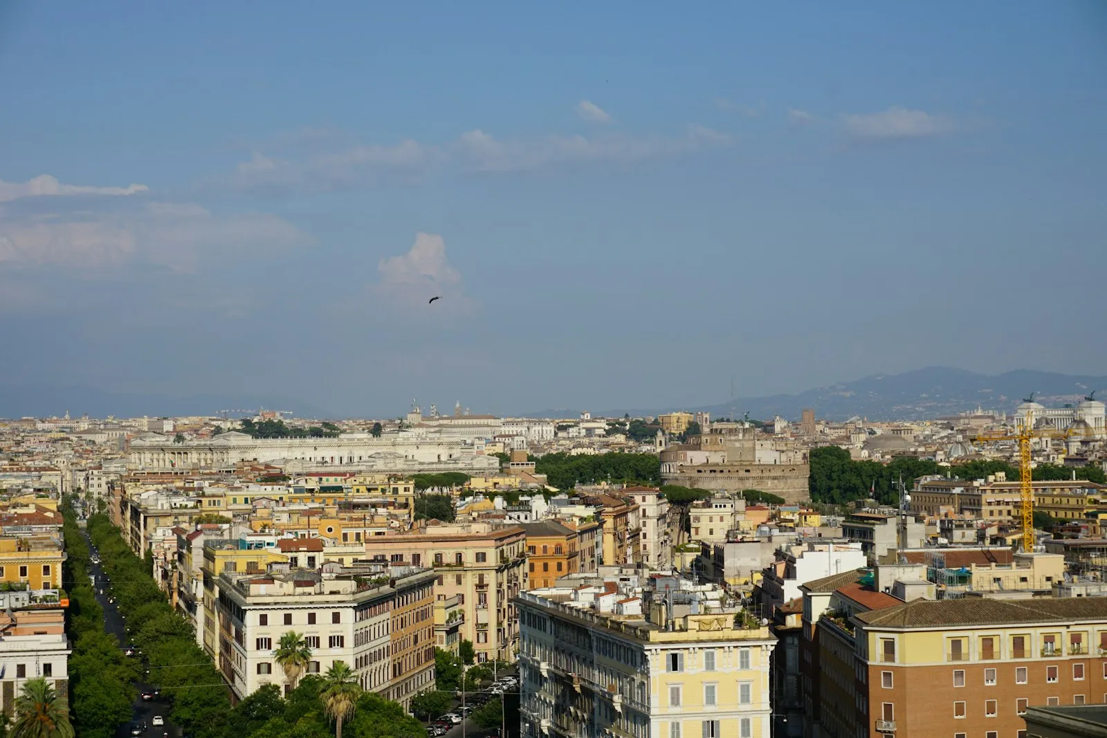 Roma dall'alto, i tetti del centro