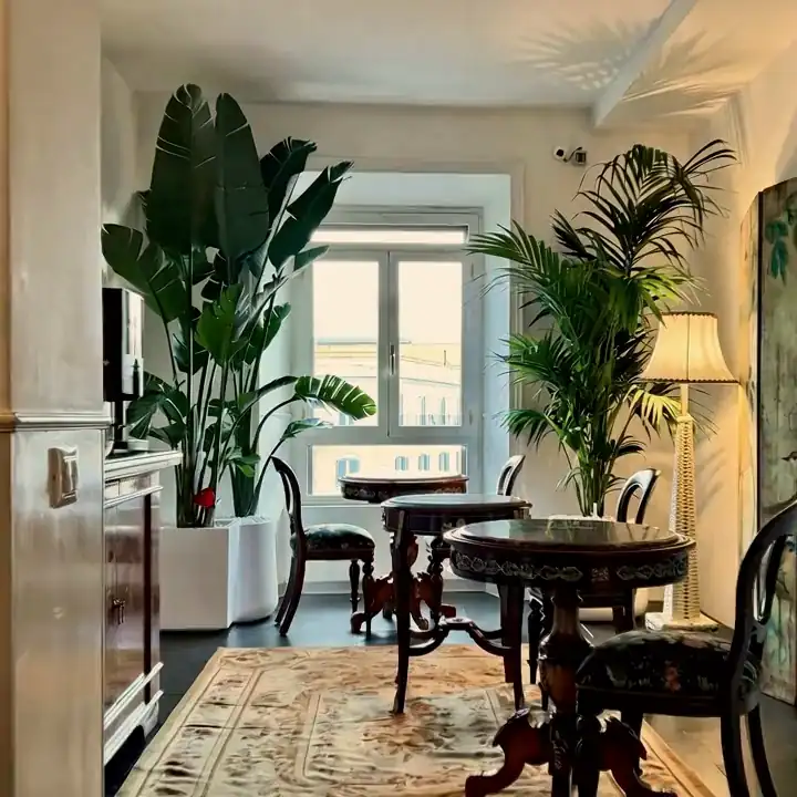Interiores del Imperial Suite Rome, Corso d'Italia