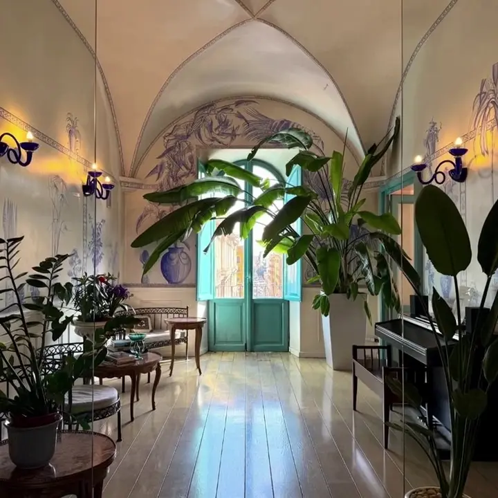 The lobby of the Lilium Boutique Hotel